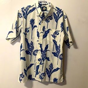 Reyn Spooner Mens Classic Fit Hawaiian Floral short sleeve Shirt XL